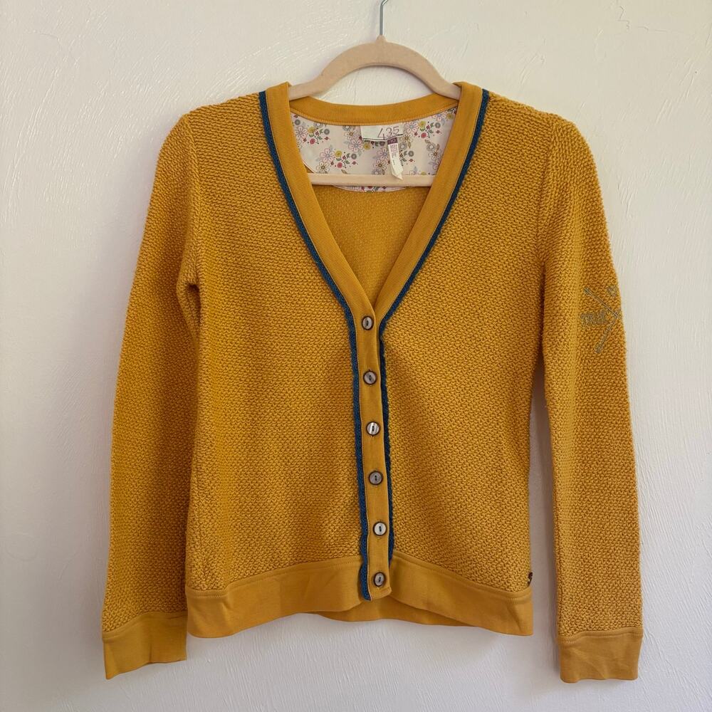 Matilda Jane X Joanna Gaines Girl’s Button Down Yellow Cardigan Size 10